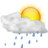 Status weather showers scattered day Icon